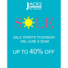 Jack's Summer Sale Starts THURSDAY!