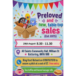 Table Top Sale at All Saints Church