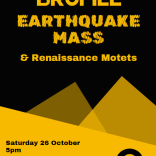 Brumel 'Earthquake' Mass and Renaissance Motets 