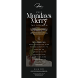 Merry Mondays at Five Rivers A La Carte Restaurant in Walsall