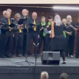Local choir, Bury Acapeelers performs original song in tribute to the late Victoria Wood.