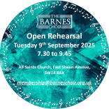 THE BARNES CHOIR OPEN REHEARSAL