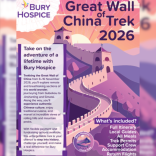 Bury Hospice Great Wall of China Trek 2026
