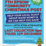 Community Christmas Post by 7th Epsom Scouts