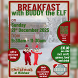 Breakfast with Buddy the Elf at Cosalea Walshaw