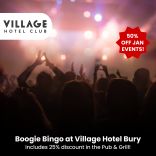 Boogie Bingo at Village Hotel Bury
