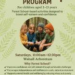 Walsall arboretum Junior Rangers program