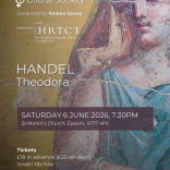 Handel Theodora with #Ashtead Choral