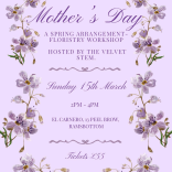 Mother’s Day Spring Arrangement Workshop