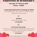 ❤️ Bradshaw's Farm Shop & Cafe Valentine's Menu ❤️