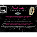 Pre-Loved Pop Up Boutique