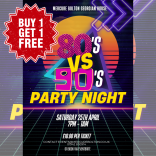 80's vs 90's Party at Mercure Bolton Georgian House