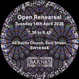The Barnes Choir Open Rehearsal.