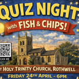 Quiz & Chips at Holy Trinity Church, Rothwell!