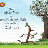 Meet Stick Man on 21st June at Woburn Safari Park! 