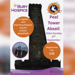 Peel Tower Abseil for Bury Hospice