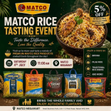 🍚 Discover Your New Favourite Rice at the Matco Rice Tasting Event! 🎉