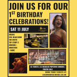 🎉🥳 Lockworks Cinemas is turning ONE! 🥳🎉