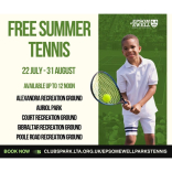 FREE Summer Tennis Mornings