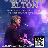 Ultimate Elton at the Brushwood Suite