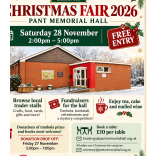 PANT MEMORIAL HALL CHRISTMAS FAIR