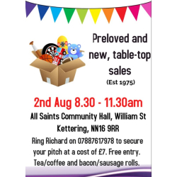 Table Top Sale at All Saints Church