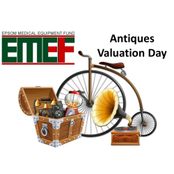 Charity #AntiquesValuation in aid of Epsom Medical Equipment Fund in #Ewell with Newland Antiques Wed 12th June