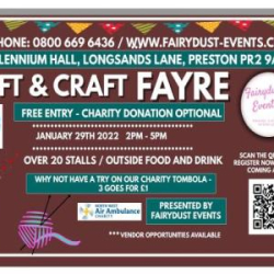 Gift and Craft Fayre @ Millennium Hall, Preston