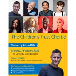 The Children's Trust Chortle with Adam Hills, Tim Vine in line-up @Childrens_Trust