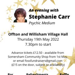 An evening with Stephanie Carr – Psychic Medium