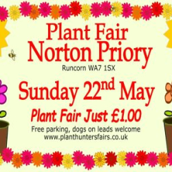 Plant Hunters' Fair at Norton Priory on Sunday 22nd May