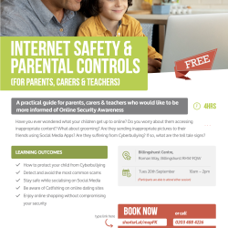 Internet Safety Workshops for Parents, Carers & Teachers (Free)