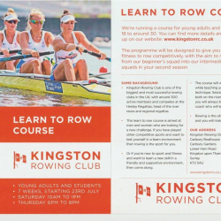 Kingston Rowing Club - Learn to Row