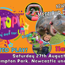 Funtopia Festival with Dinosaur Encounters at Newcastle under Lyme