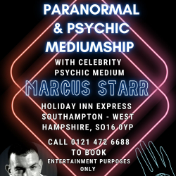 Paranormal & Psychic Event with Celebrity Psychic Marcus Starr @ Holiday Inn Exp Southampton