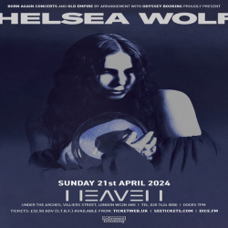 Chelsea Wolfe live at Heaven, London | Sunday 21st April 2024 - supports TBA