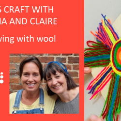 Kids’ Craft with Claire and Emma – Drawing With Wool