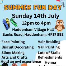 Schools out for summer Fest in Haddenham Buckinghamshire
