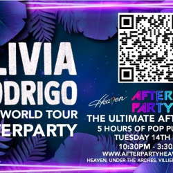 OLIVIA RODRIGO GUTS WORLD TOUR: AFTER PARTY @ HEAVEN NIGHTCLUB