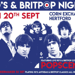 90's & Britpop Night featuring Popscene.