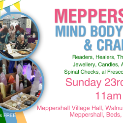 Meppershall Mind Body Spirit & Craft Fair 23rd June 2024