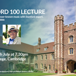 Stanford100 Lecture with Jeremy Dibble