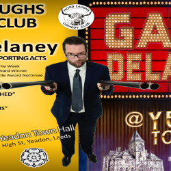 Gary Delaney + support at Yeadon Town Hall - Leeds - Moor Laughs Comedy - September 20th 20/9/24