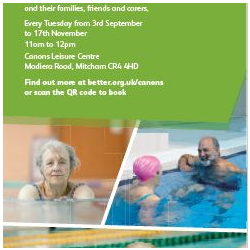 Dementia Friendly Swimming