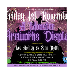 McGovern Park Fireworks Display - Friday 1st November