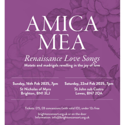 Amica mea: Renaissance Love Songs