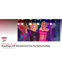 Drag Bingo with Entertainment from The Flying Handbag at Kettering Park Hotel & Spa