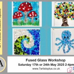 Fused Glass Workshop with Jane Connell, 7A+