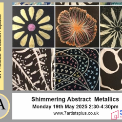 Shimmering Abstract Metallics Workshop with Jacky Purtill, 7A