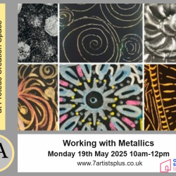 Working with Metallics Workshop by Jacky Purtill, 7A+